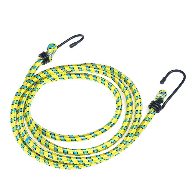 1.5m Bungee Cord Strap Heavy Tarp Stretch ElasticTie Down Hooks Bicycle   OZ
