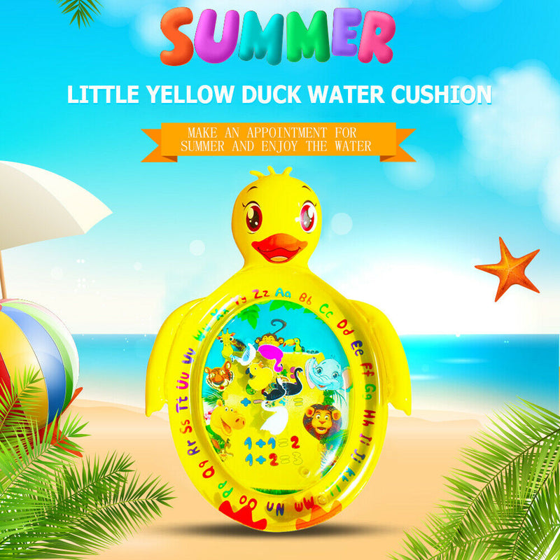 Cartoon Duck Shape Baby Infant Inflatable Water Mat Kids Play Game Pad Cushion