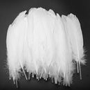 100pcs White Feathers Goose Craft for Party Hat Crafts Wedding Decoration 1 U4Y5