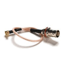 Cable BNC female bulkhead jack to MCX male plug right angle RG316 6" pigtail 3CA