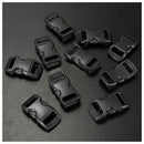 10x 10mm Plastic Side Quick Release Buckles For Webbing Bag Strap Clips 3/8 O5Z9
