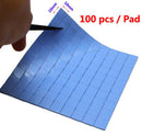 Square 10*10mm Thermal Silicone Heatsink Cooling Fin High Conductive GPU CPU Pad