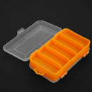 Portable Toolbox Durable Plastic Double-Sided Component Box Screws Hardware