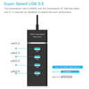 High Speed 4 Port USB 3.0 Multi HUB Splitter Expansion Desktop PC Laptop Adap OZ
