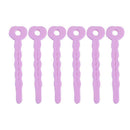6pcs Sponge Curl Sticks Sleeping Beauty Curls Bar Magic Hairdressing Tool A