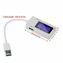 Mini Dual USB Current Voltage Tester USB Ammeter Charging Tester Monitor US