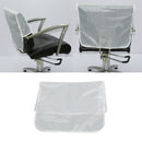 Salon Hairdressing Barber Chair Back Cover Hair Beauty PVC Protective White