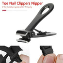 Black Thick Toenail Clipper Nipper Cutter Heavy Duty Stainless Steel Pedicure
