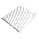 22pcs Stainless Steel Single Pointed Knitting Needle Sweater Staight Needles