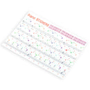 Removable PVC Piano and Keyboard Stickers for 49 61 76 88 Transparent 1PC Newly