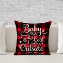 Christmas Pattern Linen Pillowcase Soft Throw Pillow Case Sofa Cushion (2)
