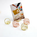 Wire Shape Place Card Holder Stands, Table Name Number Holders, Paper Menu