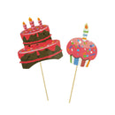 18pcs birthday balloons photo booth props kids party decorations supplies_VV Ew
