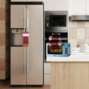 4 Pcs Set Christmas Decoration Microwave Oven Gloves Burlap Refrigerator Gl H7J9