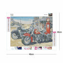 5D DIY Full Drill Square Diamond Painting Motorcycle Cross Stitch Embroider
