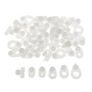 30pcs Fishing Rod Guides Ring DIY Rod Repair Kit Rod Building Silicone Ring