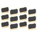 12 Mini Chalkboard Signs Stand-Chalkboard Place Cards Message Board Wedding