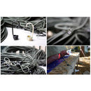 10 Pcs Elastic Bungee Cord Rope Hook for Luggage Tarp Roof Rack Tie Down