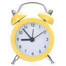 Portable Cute Mini Round Battery Alarm Clock Desktop Table Bedside Clocks DeZ3F5