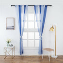 Window Sheer Curtains Rod Pocket Faux Linen Voile Curtains ~Color_5