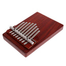 8 Keys Solid Mahogany Kalimba Thumb Piano Finger Percussion for Kids Gift