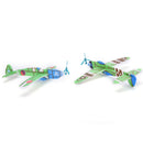 12PCS Foam Glider Prop Flying Gliders Plane Aeroplane Kids Children DIY ToyTO