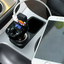 Dual USB Adaptive Fast Charging Rapid Car Charger FM Transmitter MP3 Receiver