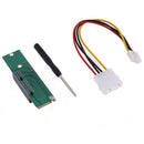 PCI-e 1X/4x Card SSD to NGFF M.2 M Key PCIE Slot Adapter+Screw Dri JR