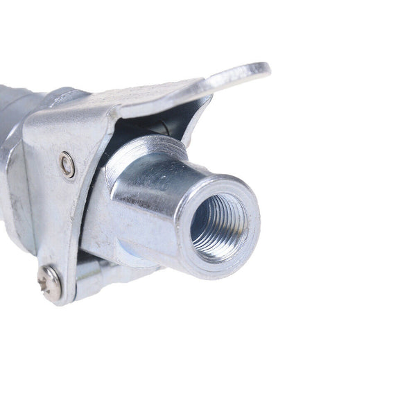 Grease Gun Coupler Lock Quick`On Like Air Chuck Fit SAE&Metric Zerk Fitting FT