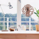 Creative Tree Shaped Wooden Wall Clock House Living Room Decoration I2K3