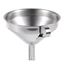 5" Mouth Dia Stainless Steel Kitchen Wine Water Filter Funnel A6N3