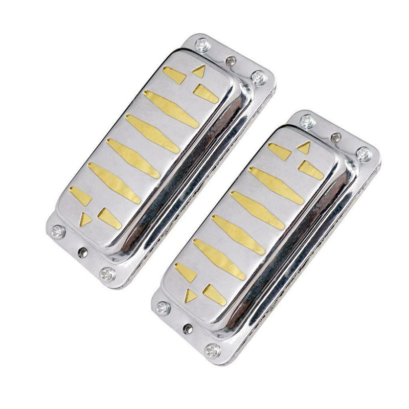 2 Pieces Humbucker Pickups Double Coil Neck Pickup for Musical Electric Guitar