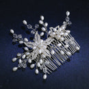 10 Pieces DIY Blank Metal Hair Clips Side Comb 20 Teeth Bridal Accessories