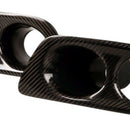 Real Carbon Fog Light Cover Surrounds Air Duct for Bmw 3 Series E46 M3 01-0