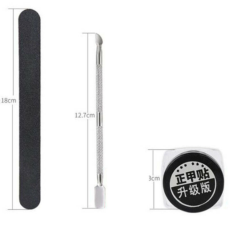 3Pcs Nail Pedicure Elastic Patch Clip Brace Bunion Ingrown Toenail Correct a1 Gw