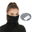 4Pcs Cycling Face Cover Balaclava Headscarf &Filter Pad Unisex UV Protection