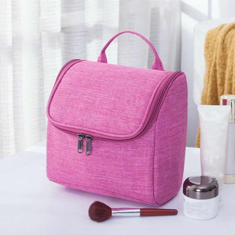 Men Women Portable Waterproof Toiletries Storage Bag Durable Zipper Cosmeti Q1P3