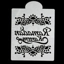 eid mubarak ramadan cookie stencil Plastic fondant cake Spray Sten Nw