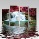 Modern Artwork Oil Painting Wall Decor Paint on Canvas Fairy Waterfall