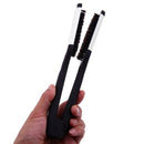 Plywood Bristles Comb Straightener Electric Heat Brush Hair Straightener