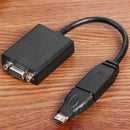 CableDeconn F0101 HDMI to VGA Adapter Micro/Mini HDMI to HDMI Converter