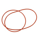 190 mm ODD 2.5 mm Thickness Red Silicone O Ring Oil Seal ring