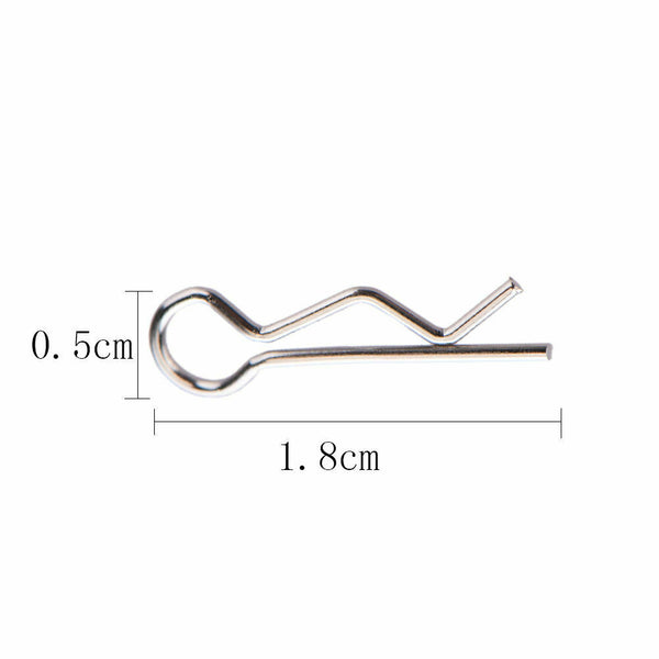 8pcs 15-WJ07 RC Car Shell Pins Stainless Steel Spare Parts for S911/S912 RC Cars