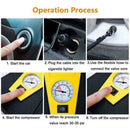 Tire Inflator Car Air Compressor Electric Pump Auto 12V DC Volt 100 PSI J0S0