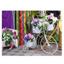 5D DIY Full Drill Diamond Painting Flowers Bike Cross Stitch Embroidery Kit