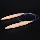 Bamboo Fixed Circular Knitting Needle Pin 32" 80cm Length 20mm Size ME