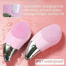 Facial Cleanser Electric Waterproof Scruber Exfoliate Silicone Cleaning Brush