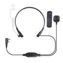 2Pin PTT Throat Mic Covert Acoustic Tube Earpiece Headset for Baofeng UV-5R SN9F