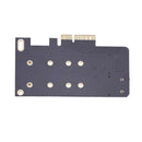 2 Slot M Key M.2 NGFF SSD To PCI-E X4 Adapter Converter Card W/ 7 Pin SATA Cable