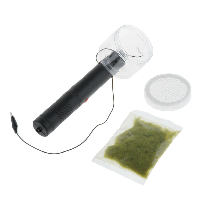 Static Grass Flock Electrostatic Flocking Machine with Grass Bag Tools